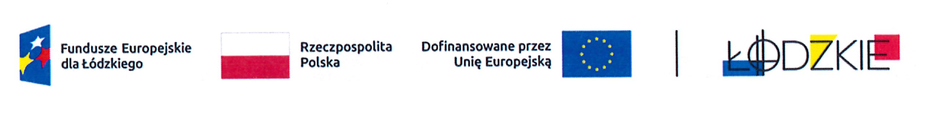 Fundusze Europejskie dla Łódzkiego, Rzeczpospolita Polska, Dofinansowane przez Unię Europejską, Łódzkie